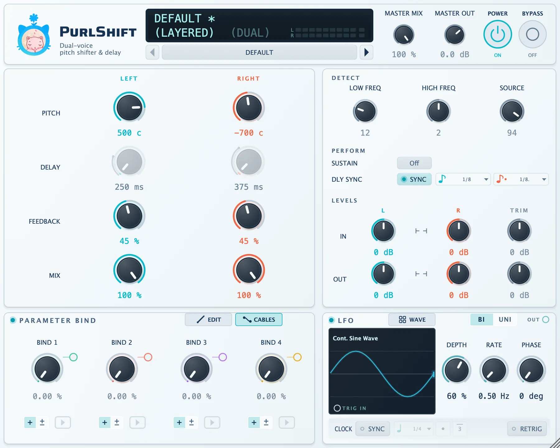 PurlShift full interface